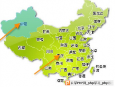 分享一个Jquery实现中国地图插件