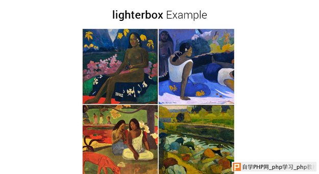 lighterbox - one of the best jQuery Lightbox plugins