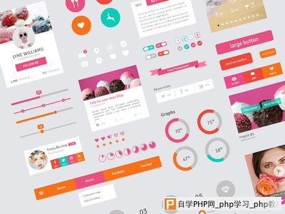 42 Fresh Dribbble Freebies for Web Designers