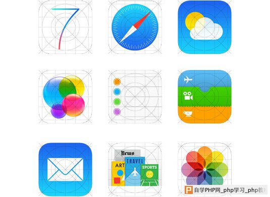 关于iOS7图标设计：七条黄金法则