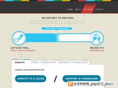 Fundraise Pitch by Dean Callaway in 40 Progress Bar Designs for Inspiration