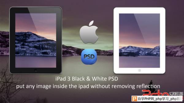 免费资源：超实用的iPad PSD (黑色系和白色系) 